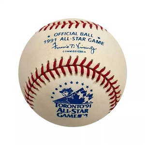 Roberto Alomar Autographed 1991 All-Star Game Official Baseball