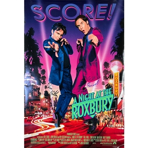 Will Ferrell & Chris Kattan Autographed "A Night at the Roxbury" Full-Size Original Movie Poster