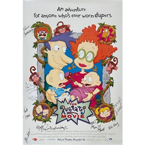 Arlene Klasky, Elizabeth Daily, Christine Cavanaugh & More Autographed "Rugrats" Full-Size Original Movie Poster