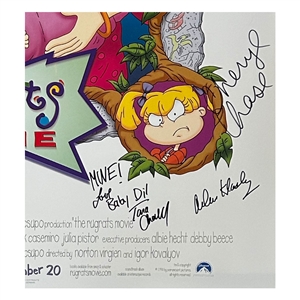 Arlene Klasky, Elizabeth Daily, Christine Cavanaugh & More Autographed Rugrats Full-Size Original Movie Poster