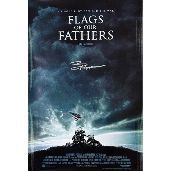 Barry Pepper Autographed "Flags of our Fathers" 13X19" Poster