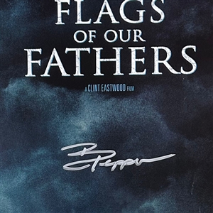 Barry Pepper Autographed Flags of our Fathers 13X19 Poster