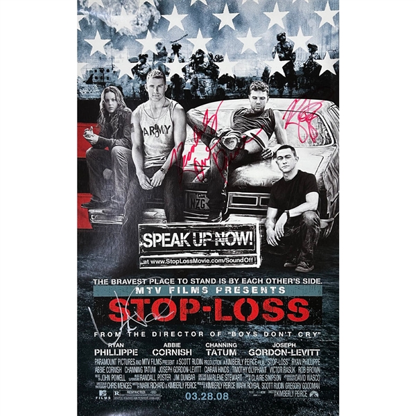Ryan Philippe, Kimberly Peirce & Victor Rasuk Autographed "Stop - Loss" 11X17" Poster 