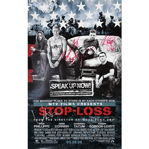 Ryan Philippe, Kimberly Peirce & Victor Rasuk Autographed Stop - Loss 11X17 Poster 