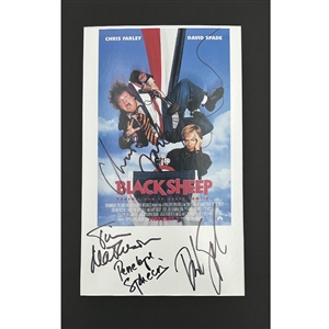 Chris Farley, David Spade & More Autographed "Black Sheep" Matted Poster