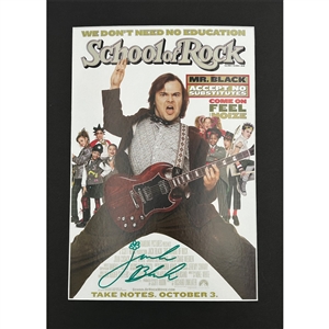 Jack Black Autographed "School of Rock" Matted Poster