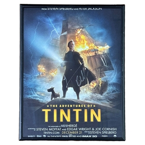 Jamie Bell Framed Autographed "The Adventures of Tintin" Poster