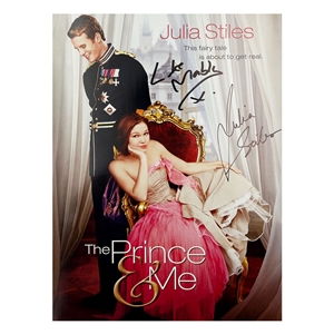 Julia Stiles & Luke Mably Autographed "The Prince & Me" Media Kit Cover