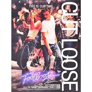 Julianne Hough, Kenny Wormold & Craig Brewer Autographed Footloose 9X11 Poster