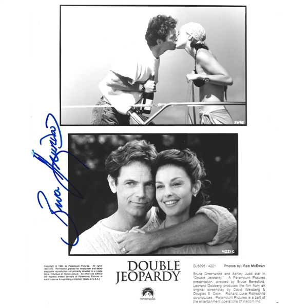 Bruce Greenwood Autographed "Double Jeopardy" 8X10 Photo