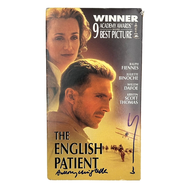 Anthony Minghella (deceased) Autographed "The English Patient" VHS