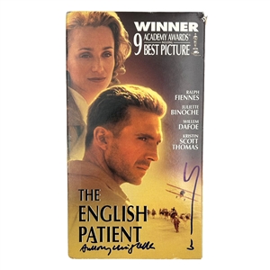 Anthony Minghella (deceased) Autographed "The English Patient" VHS