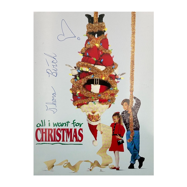 Thora Birch Autographed "All I Want for Christmas" Media Kit