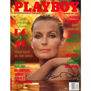 Bo Derek Autographed Playboy Cover