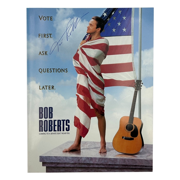 Tim Robbins Autographed "Bob Roberts" Media Kit