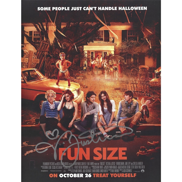Victoria Justice Autographed "Fun Size" 8.5X11" Poster