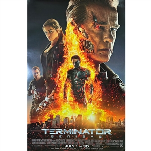 "Terminator Genisys" Double-Sided Original Full-Size Movie Poster