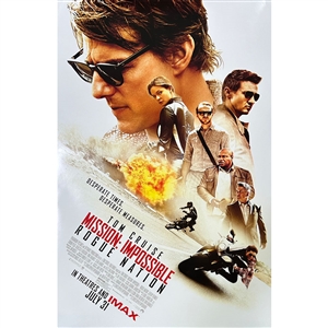 "Mission: Impossible - Rogue Nation" Double-Sided Original Full-Size Movie Poster