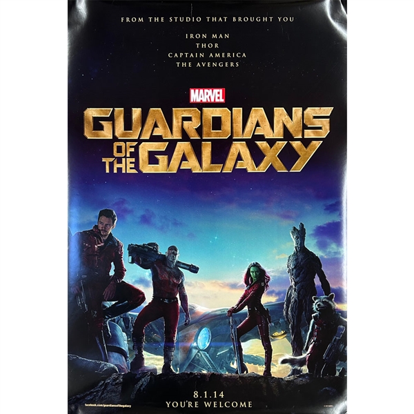 "Guardians of the Galaxy" Double-Sided Original Full-Size Movie Poster