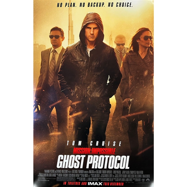 "Mission:Impossible - Ghost Protocol" Double-Sided Original Full-Size Movie Poster