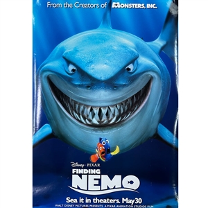 "Finding Nemo" Double-Sided Original Full-Size Movie Poster