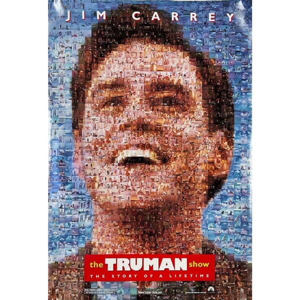 "The Truman Show" Double-Sided Original Full-Size Movie Poster