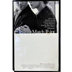 "Match Point" Double-Sided Original Full-Size Movie Poster