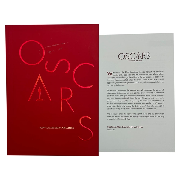 93rd Annual Academy Awards Program - February 9, 2020