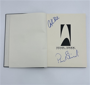 William Shatner & Patrick Stewart Autographed Star Trek Generations Script