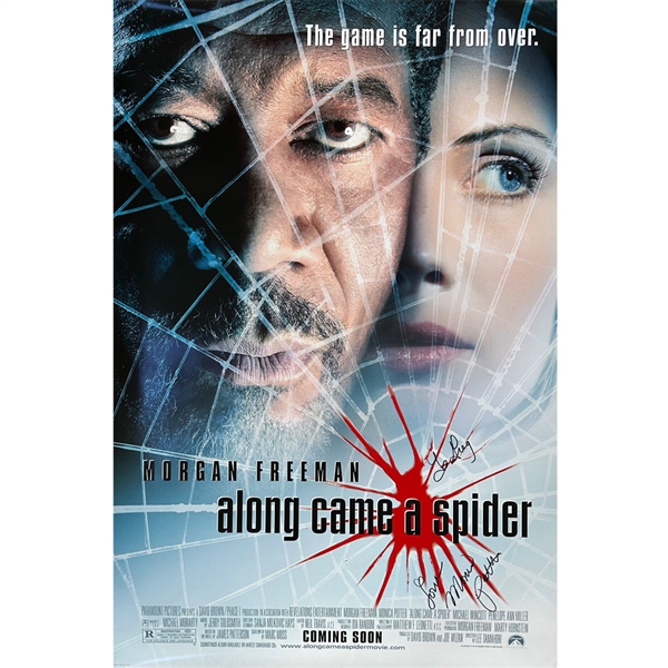 Monica Potter Autographed "Along Came a Spider" Full-Size Original Movie Poster - Personalized