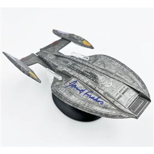 Jonathan Frakes Autographed Model U.S.S. Zheng He NCC-86505