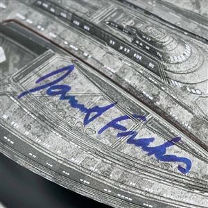 Jonathan Frakes Autographed Model U.S.S. Zheng He NCC-86505