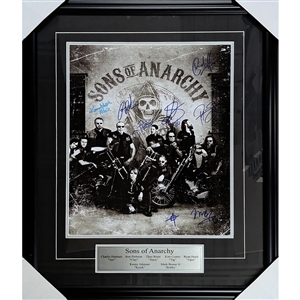 "Sons of Anarchy" Framed Multi-Signed 16X20 Photo