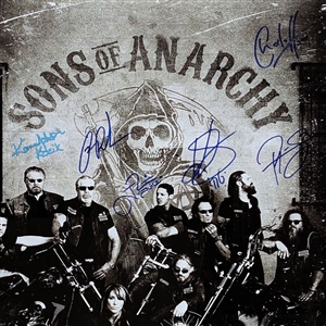 Sons of Anarchy Framed Multi-Signed 16X20 Photo