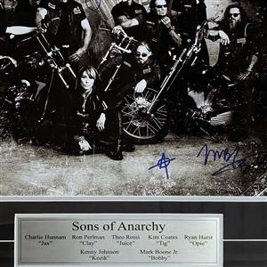 Sons of Anarchy Framed Multi-Signed 16X20 Photo