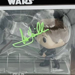Mark Hamill Autographed 'Darth Vader vs. Luke Skywalker' Large Funko Pop! Moment Display