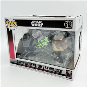 Mark Hamill Autographed 'Darth Vader vs. Luke Skywalker' Large Funko Pop! Moment Display