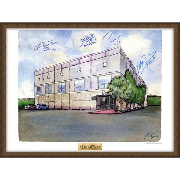 "The Office" Cast-Signed 16X20 "Pams Watercolor" Poster