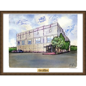 The Office Cast-Signed 16X20 Pam's Watercolor Poster