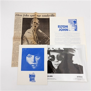 1974 Elton John Tour Original Press Kit