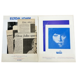 1974 Elton John Tour Original Press Kit