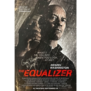 Denzel Washington Autographed "The Equalizer" 11X17" Poster