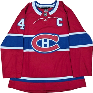 Jean Beliveau Autographed Montreal Canadiens Fanatics Premium Jersey