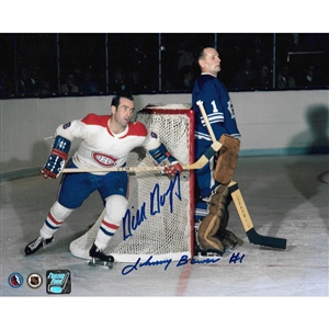 Johnny Bower & Dick Duff Autographed 8X10 Photo