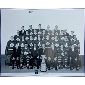 Milan Marcetta Autographed 1967 Toronto Maple Leafs 16X20 Lithograph
