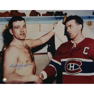Bernie Geoffrion & Maurice Richard Autographed 11X14 Combo Photo