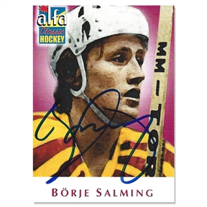 Borje Salming Autographed 2018 Alfa Classic Hockey Card