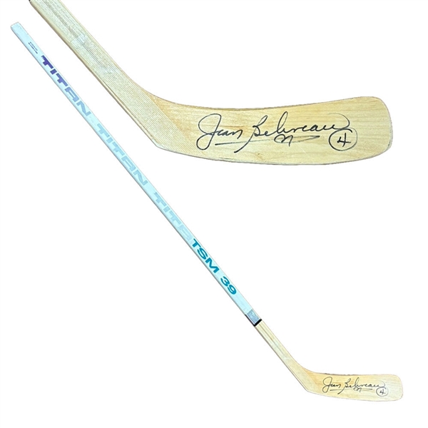 Jean Beliveau Autographed Titan Hockey Stick