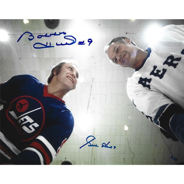 Gordie Howe & Bobby Hull Autographed Limited-Edition 8X10 Combo Photo