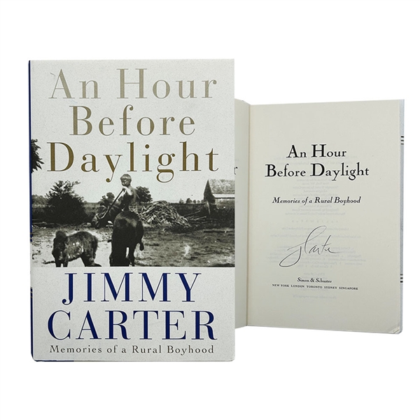 Jimmy Carter "An Hour Before Daylight" Autographed Hardcover Book
